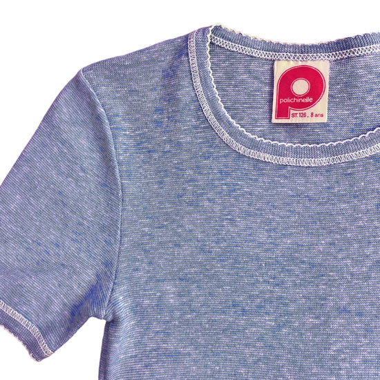 1970's Cotton Blue Tee / 4-5Y