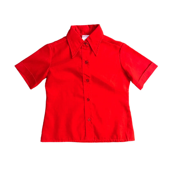 1960's Red Shirt / 4-5Y