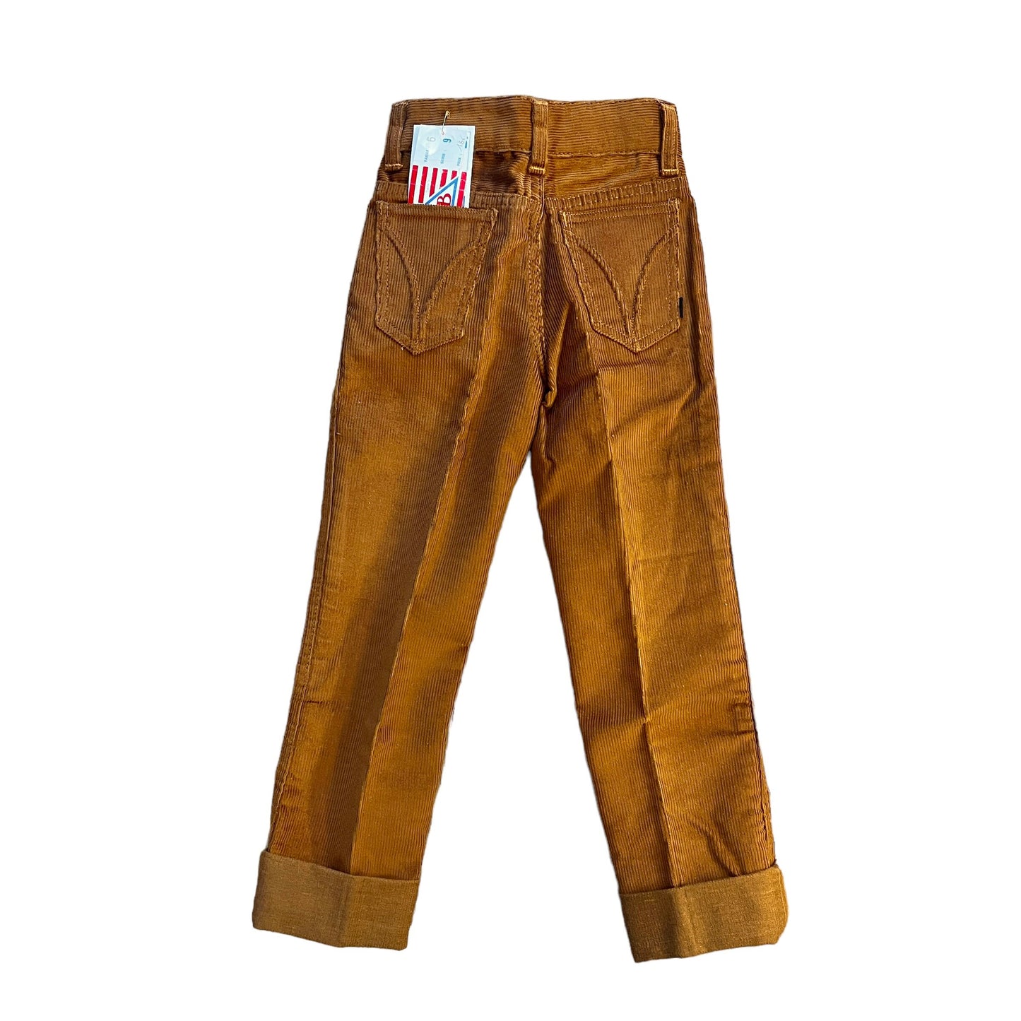 1970s Golden Brown Cord Trousers / 4-5Y