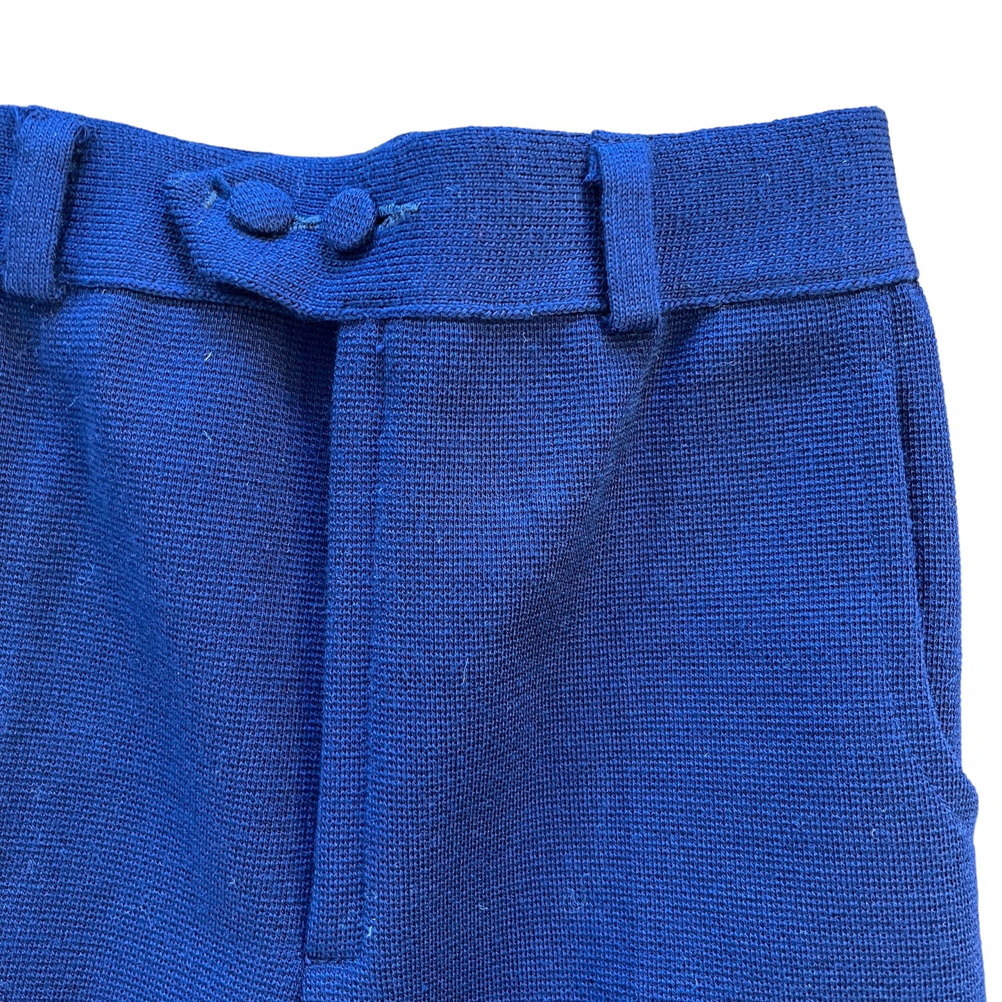 Vintage 70s Navy Flare Trousers / 5-6Y