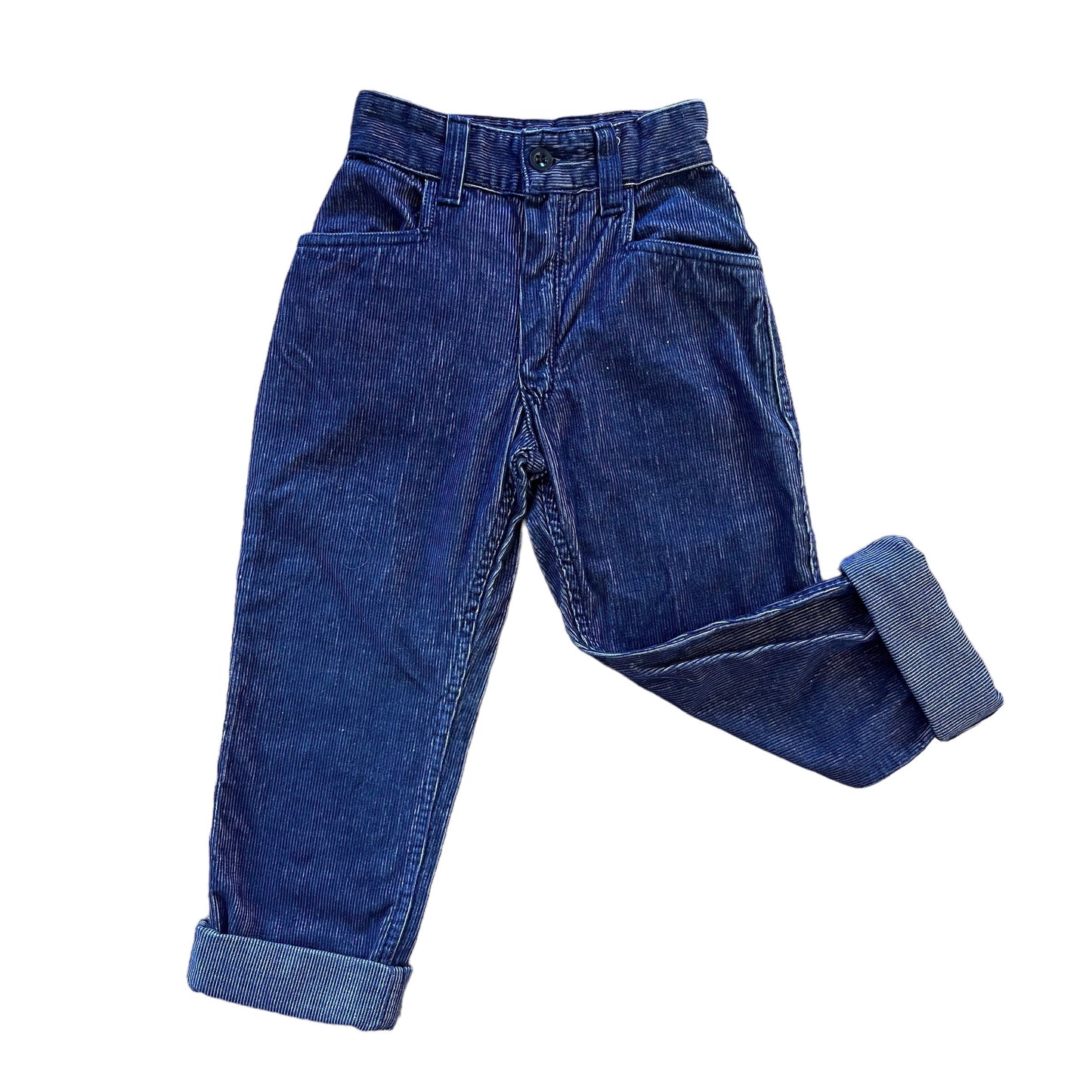 1970s Navy Cord Trousers / 5-6Y
