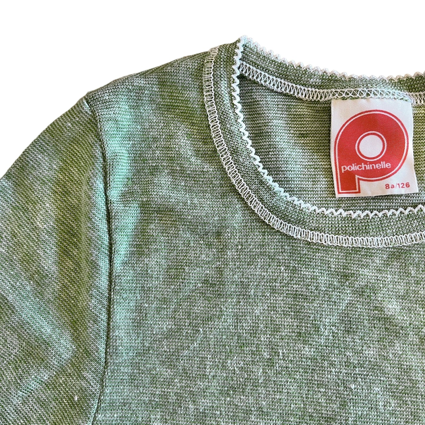1970's Cotton Green Tee / 3-4Y
