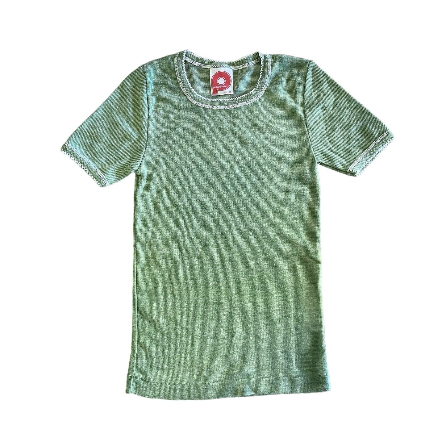 Load image into Gallery viewer, 1970&amp;#39;s Cotton Green Tee / 3-4Y
