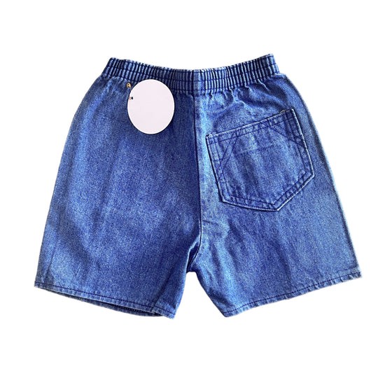 Vintage 1970's Blue Denim Shorts / 3-4Y