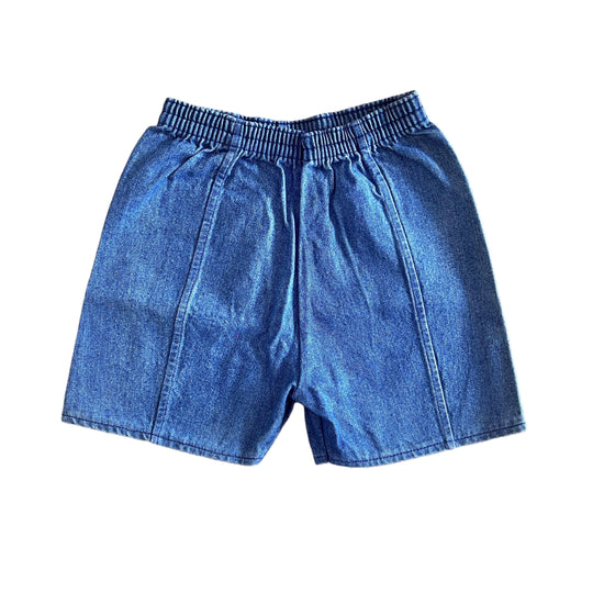 Vintage 1970's Blue Denim Shorts / 3-4Y