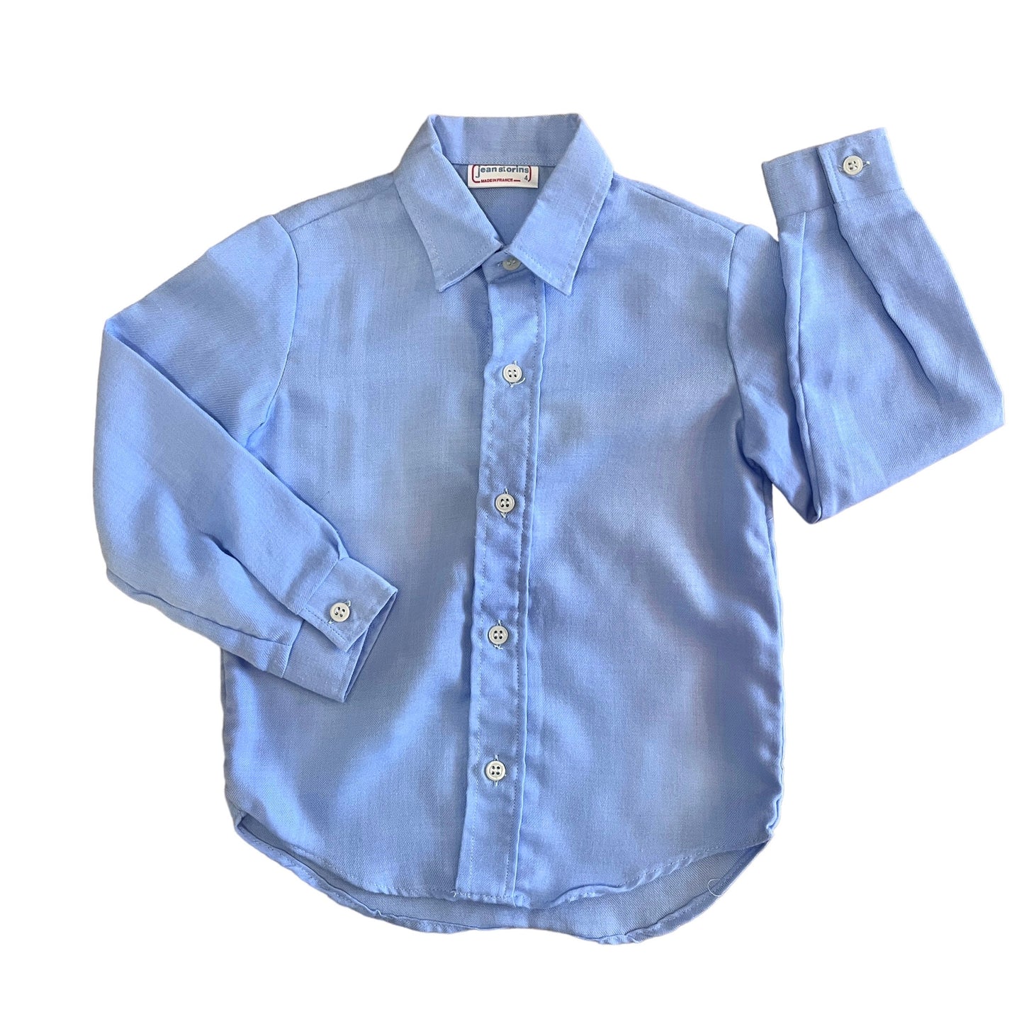 1970's Blue Shirt 3-4 Years
