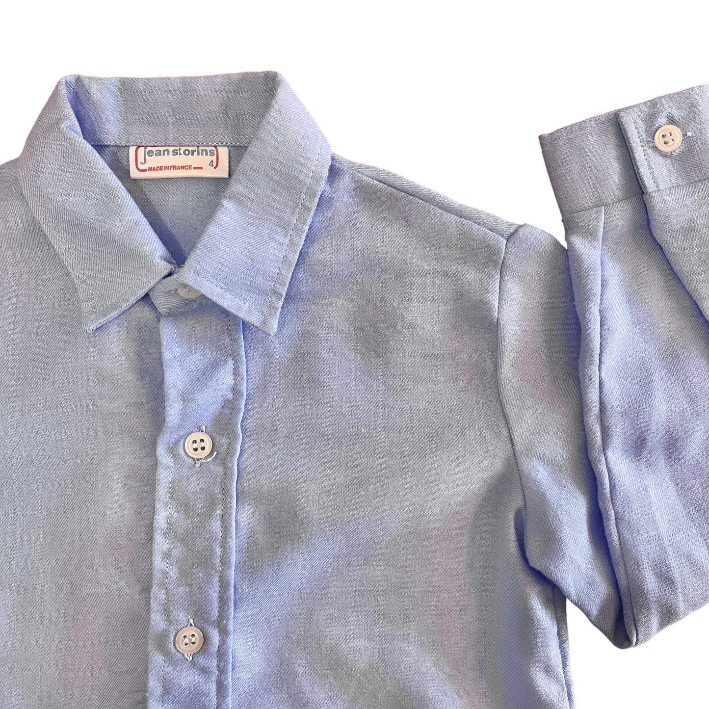 1970's Blue Shirt 3-4 Years