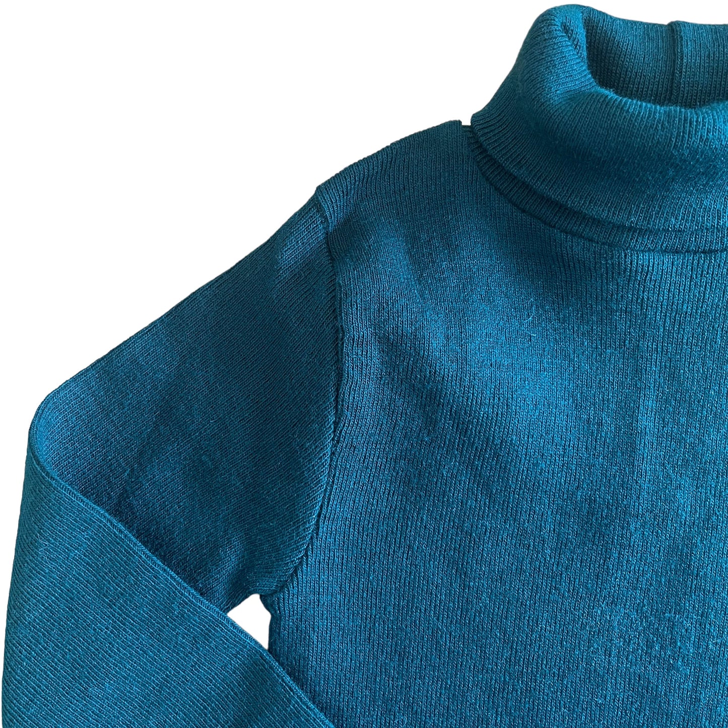 1970's Green Knitted Turtleneck / 2-3Y