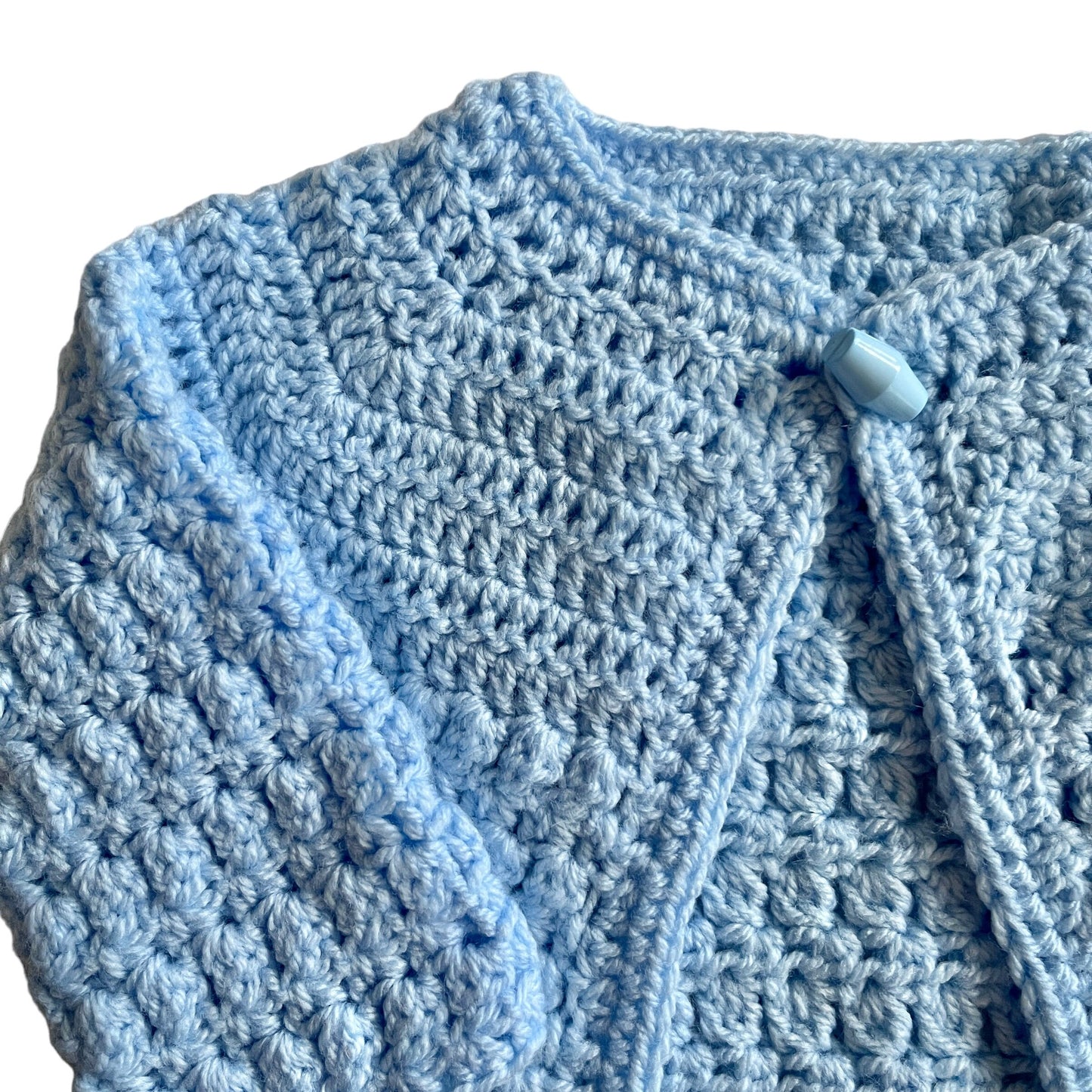 Vintage Blue Knitted Cardigan 3-6 Months