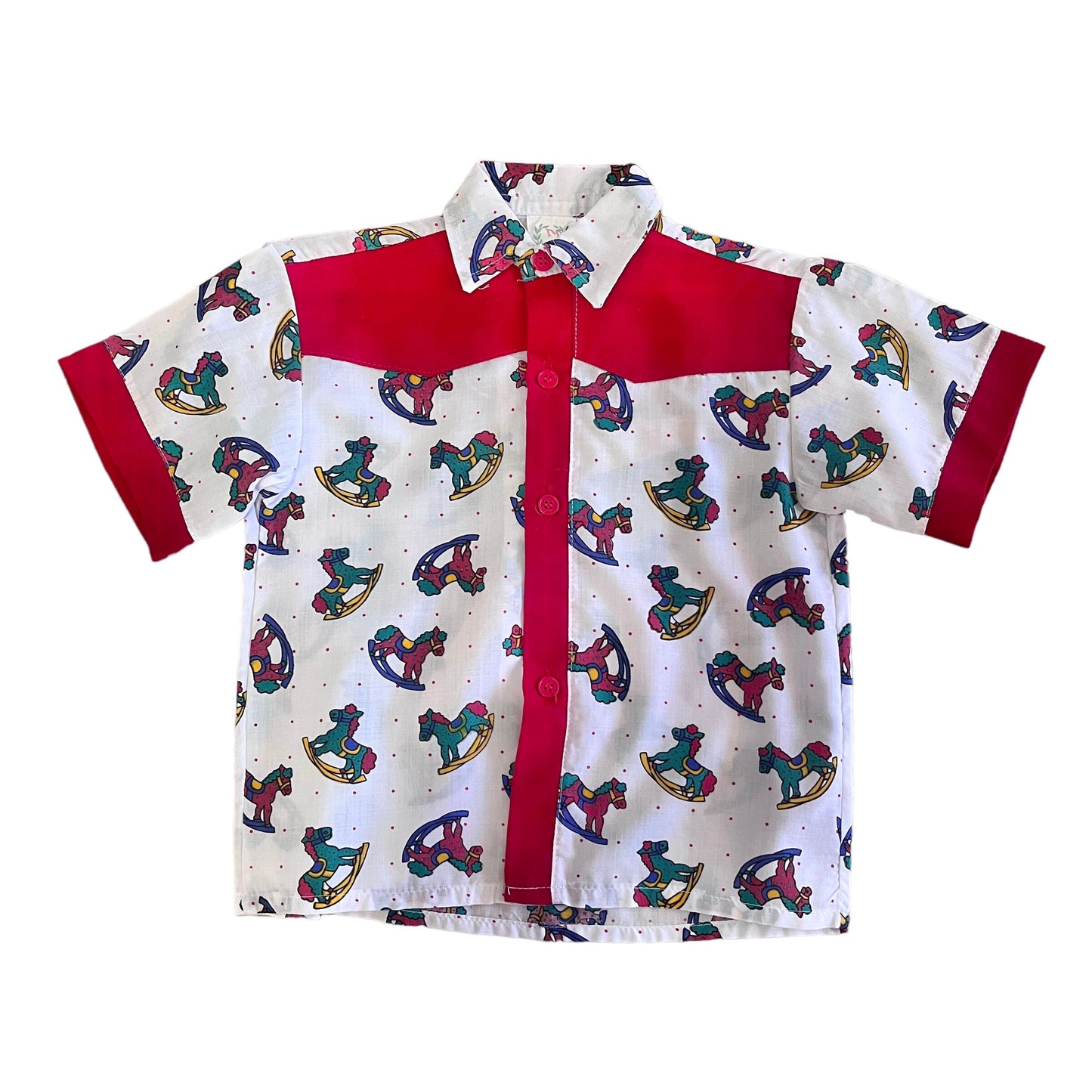 1970's Printed Shirt 3-4Y