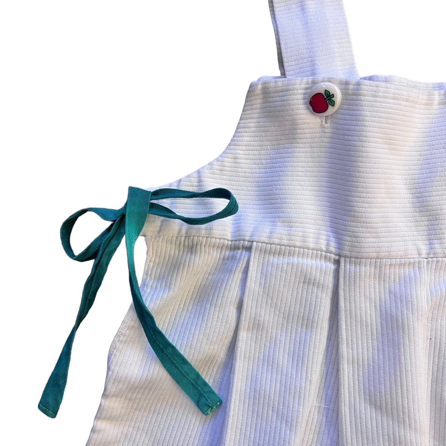 1970's White Summer Dress / 4-5Y