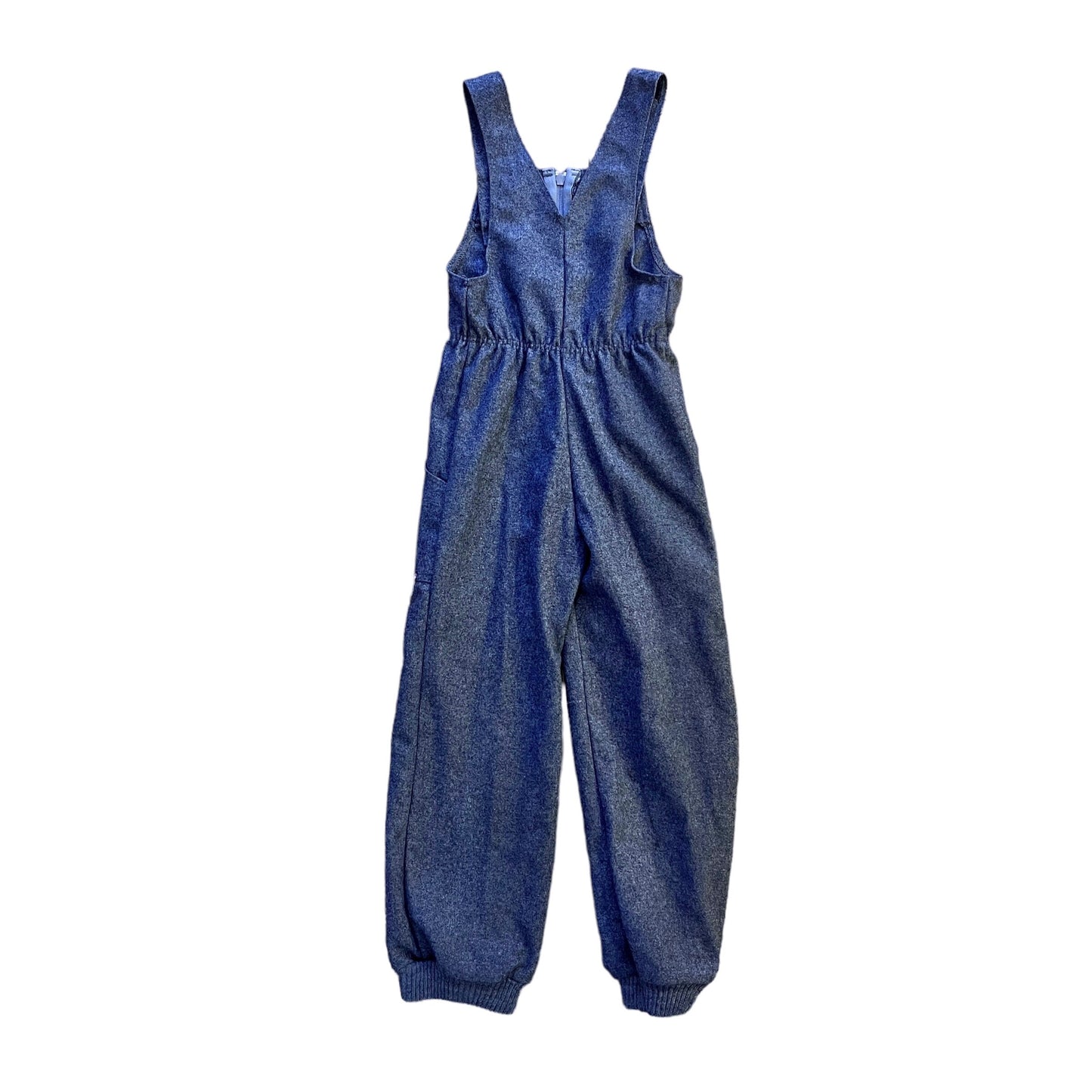 1970's Grey Dungarees / 4-5 Years