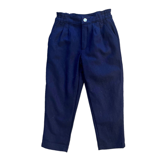 1970s Navy Tapered Trousers 4-5Y