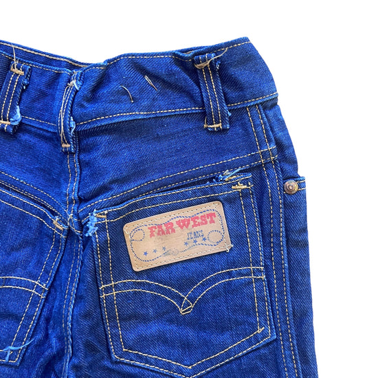 1970s Blue Denim Trousers / 4-5Y