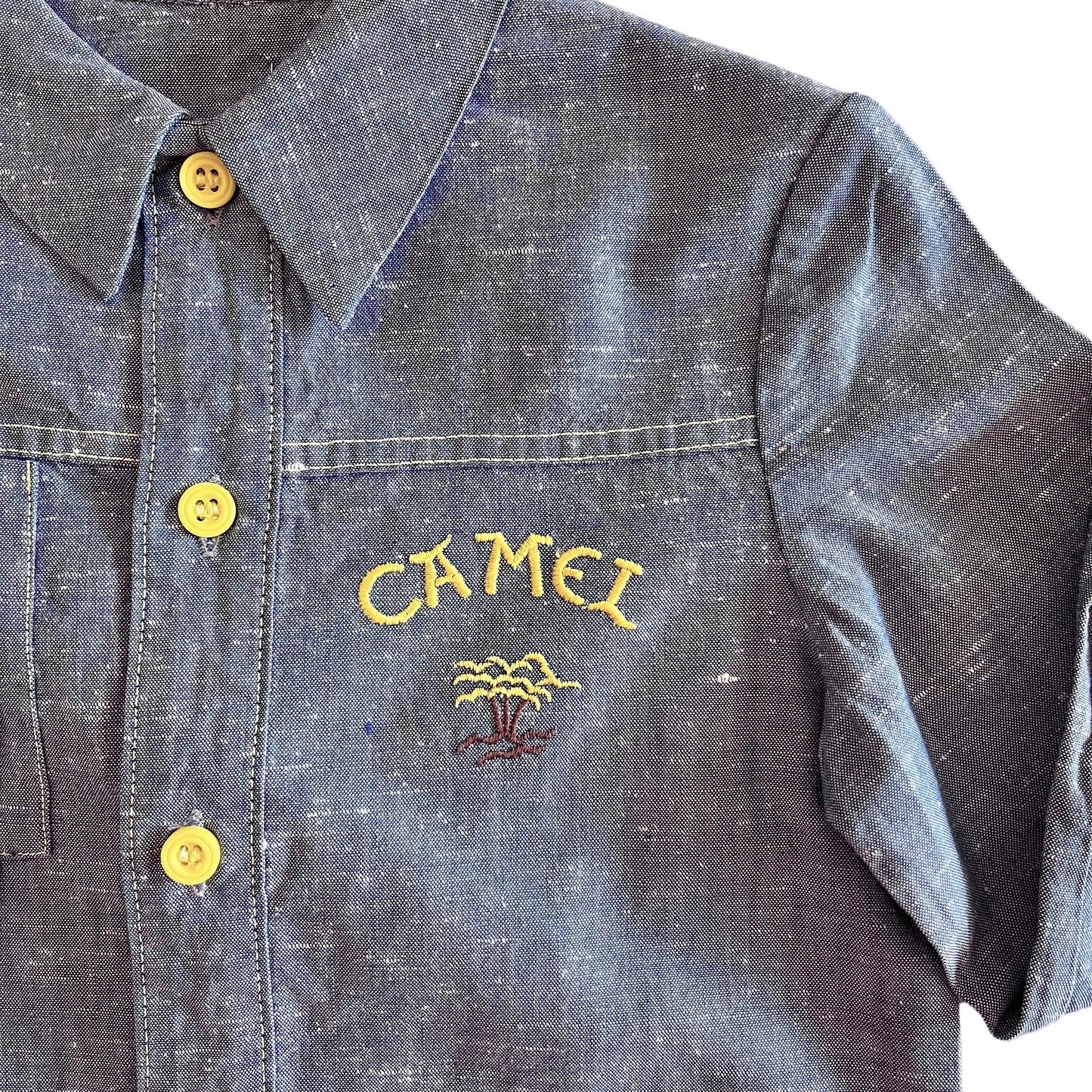 1970s Blue Overshirt 4-5Y