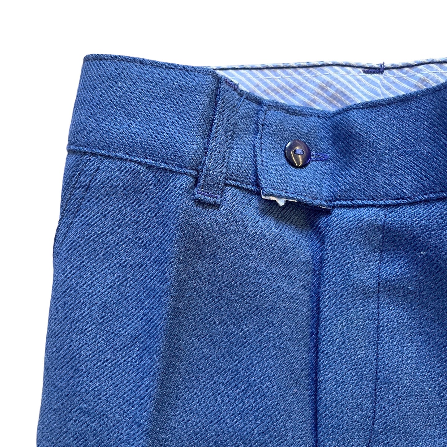 Vintage 70's Blue Flares / 3-4Y