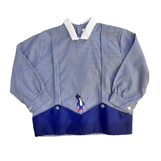1960's Gingham School Blouse/ Overshirt / 3-4Y