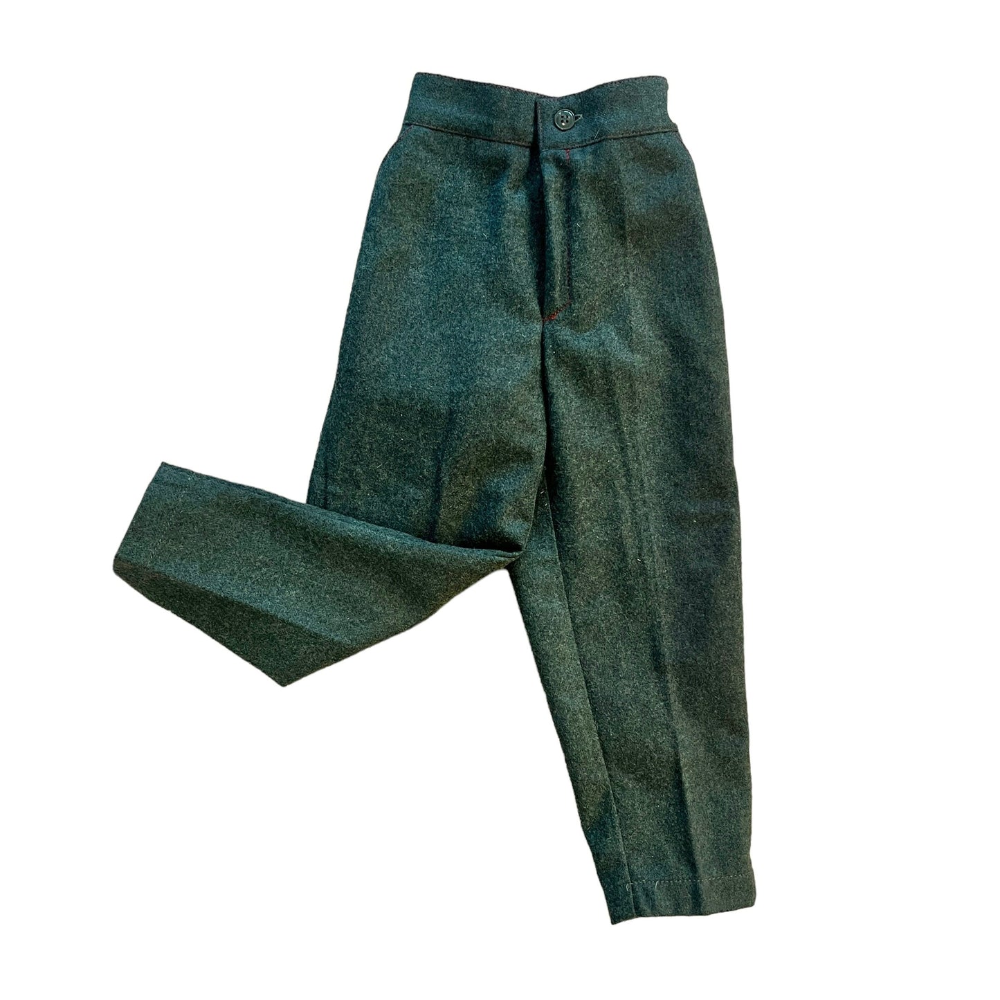 1970's Green Wool Trousers / 2-3Y