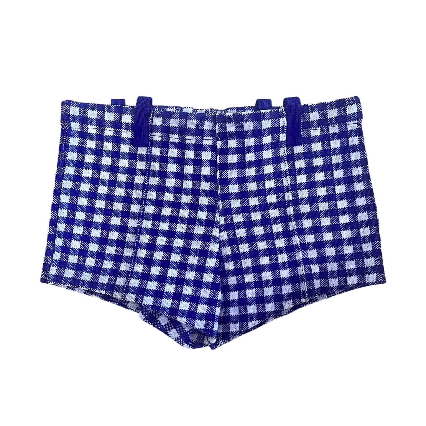 Gingham Blue Shorts 18-24 Months