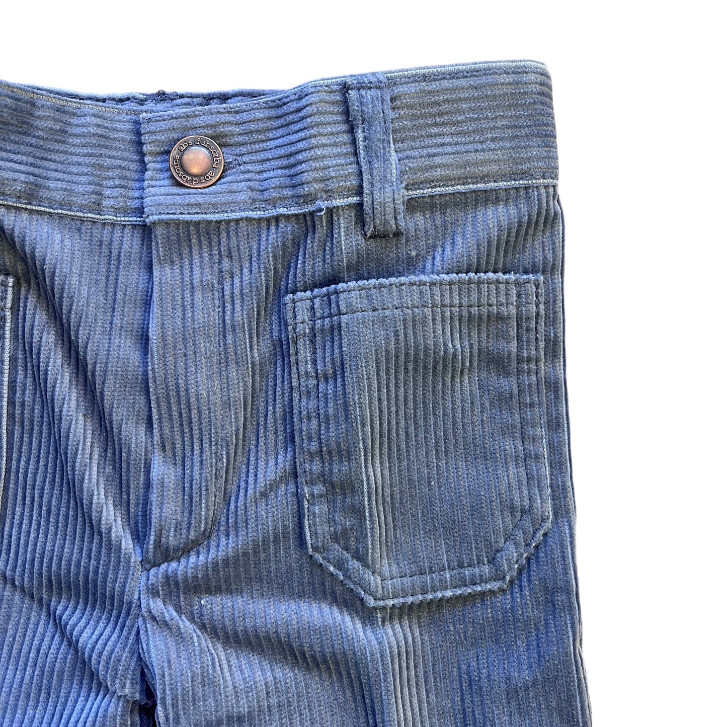 1970s Grey Corduroy Trousers / 18-24M