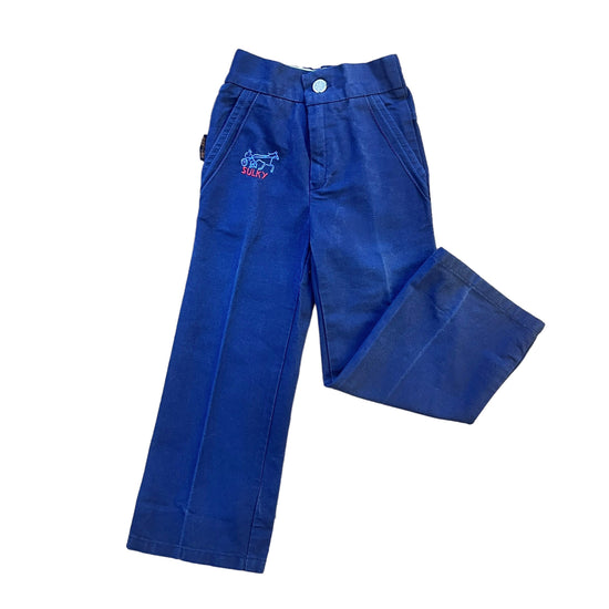 1970s Navy Trousers / 18-24M