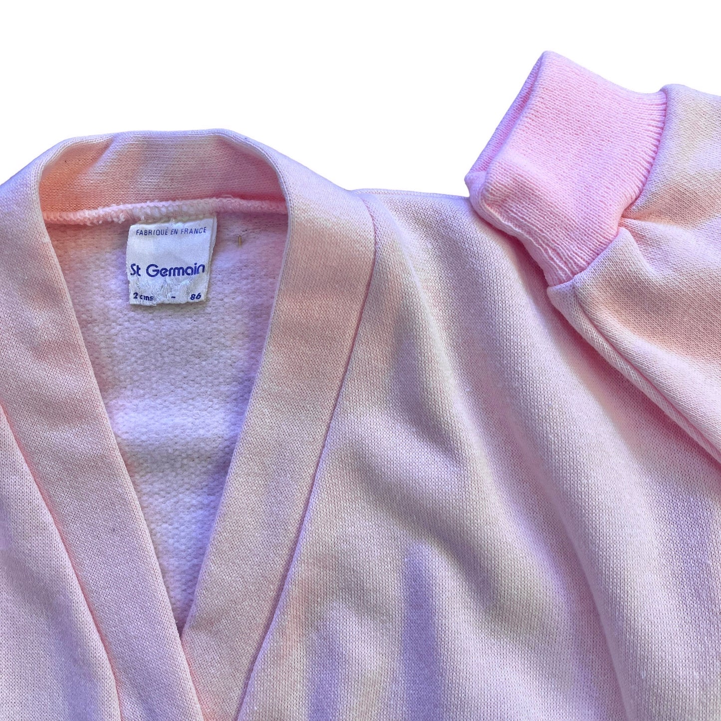 1980s Pink Cardigan 18-24 Months