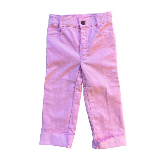 1970s Pink Corduroy Trousers / 18-24M