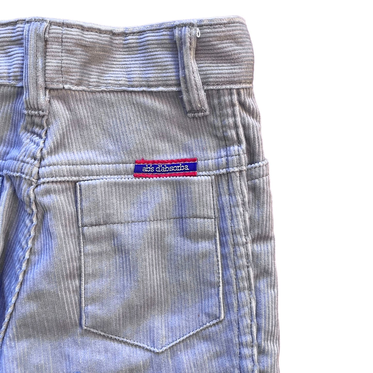 1970s Grey Corduroy Trousers / 18-24M