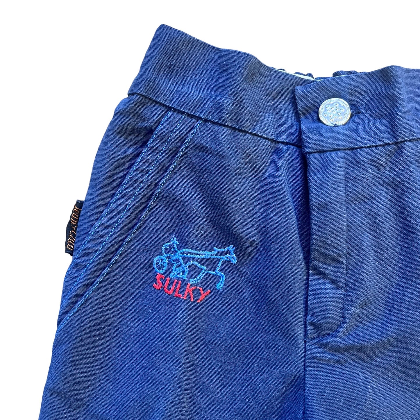 1970s Navy Trousers / 18-24M