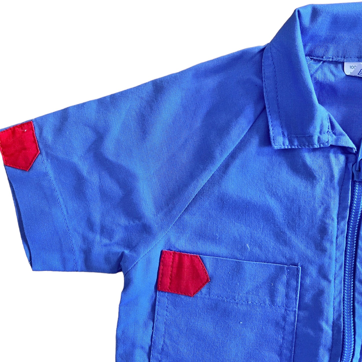 1980s Top and Shorts Blue Set 12-18M