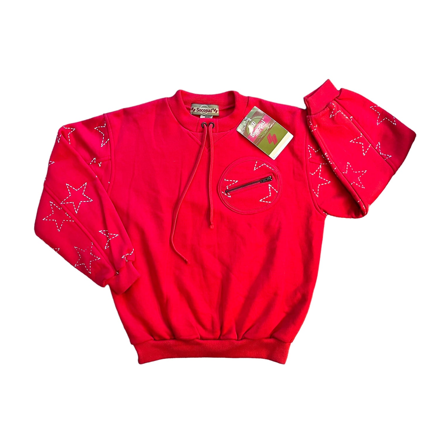 1980s's Red Jumper / Sweater / 8-10 Years