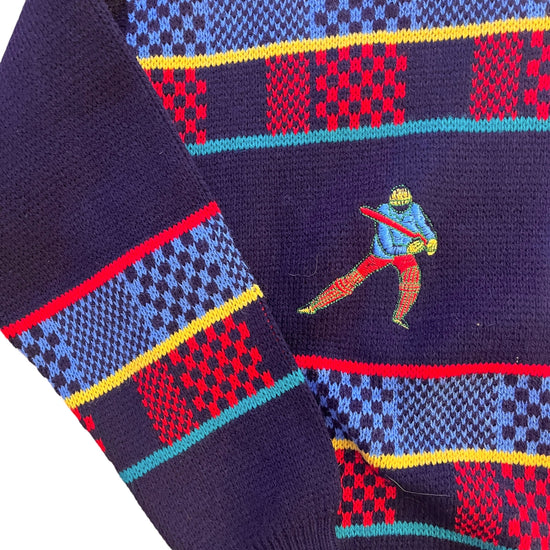 1980's Children's / Teen Navy Jumper / 10-12 Y