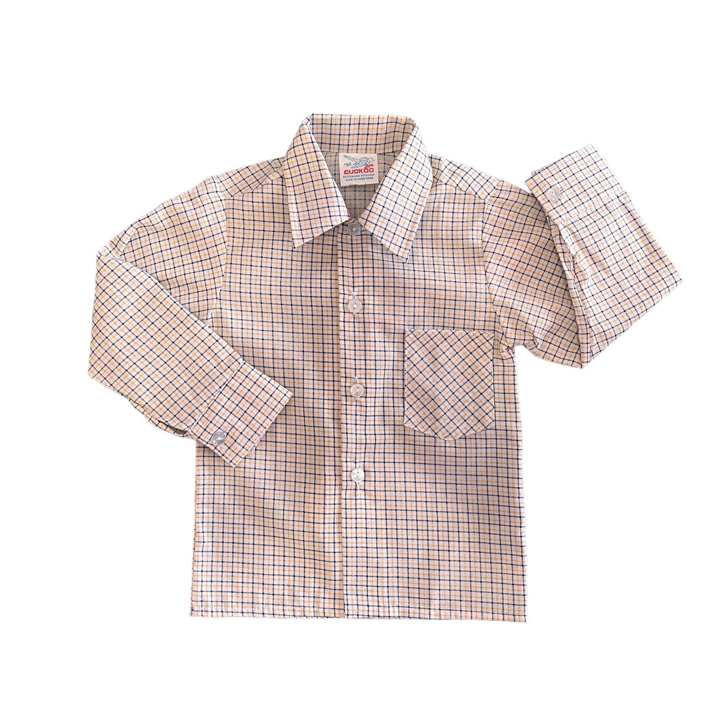 Vintage 1970's Check Shirt / 9-12M