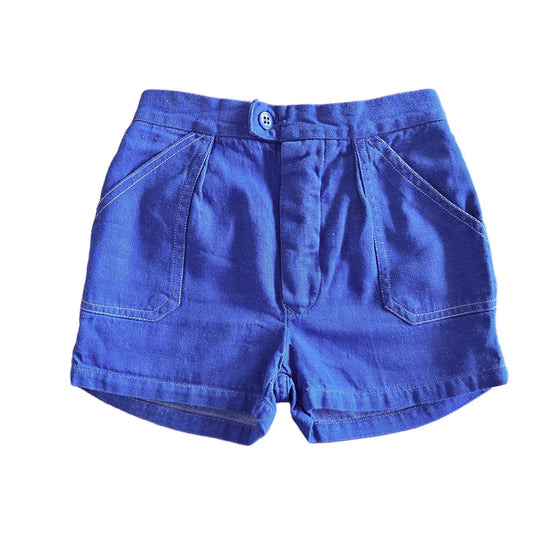 1960's Blue Children's Shorts / 5-6 Years