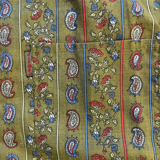 Load image into Gallery viewer, 1980s Green Paisley Shirt / 10-12 Years
