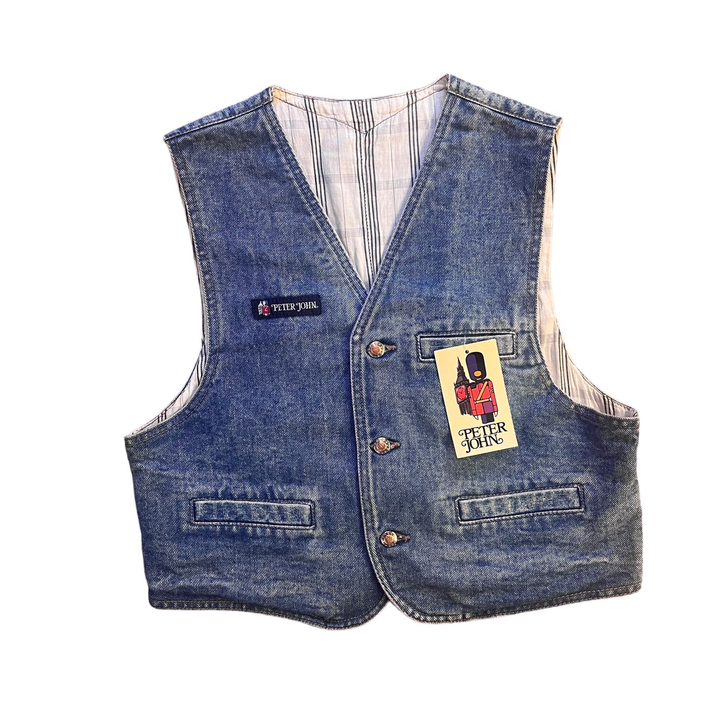 1980's Denim Waistcoat 10-12Y