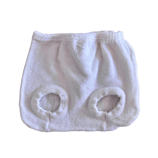 Vintage 70's Terry Towel White / Shorts / Pants / Underwear 0-3M