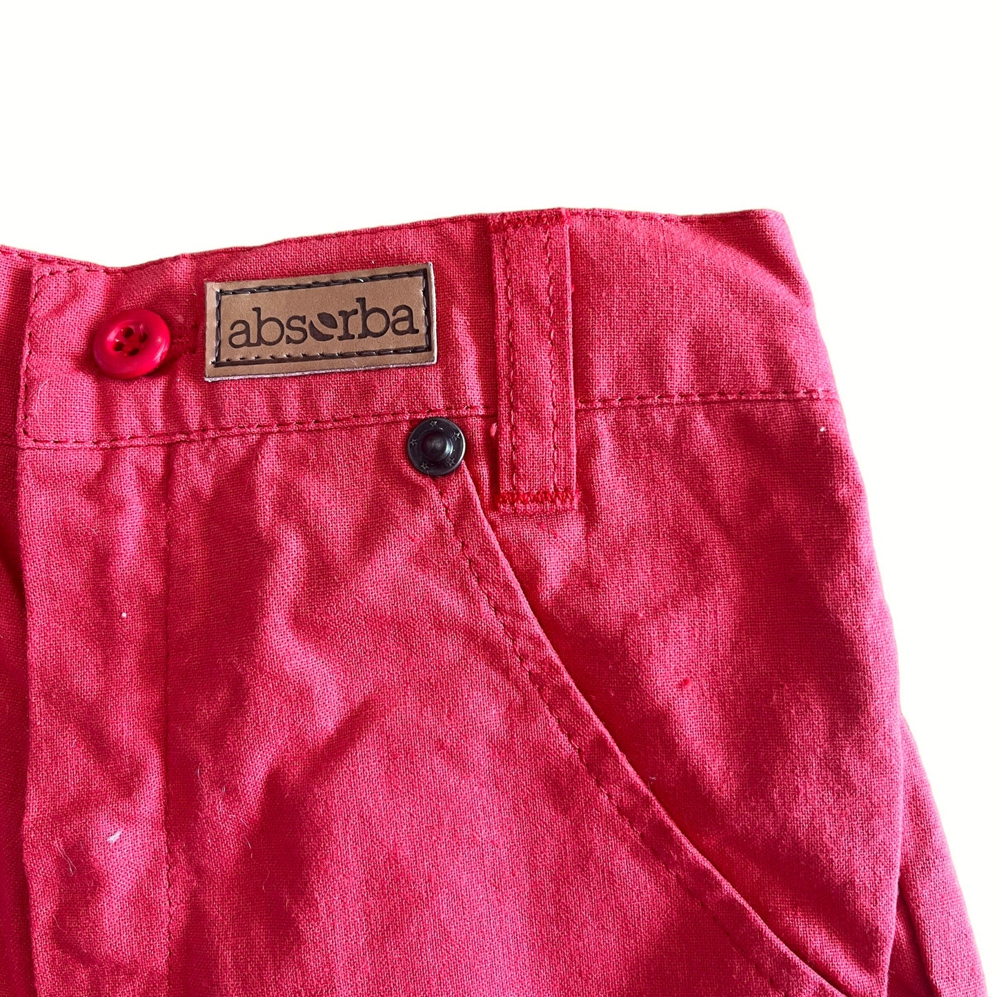 1970's Red Shorts / 9-12M