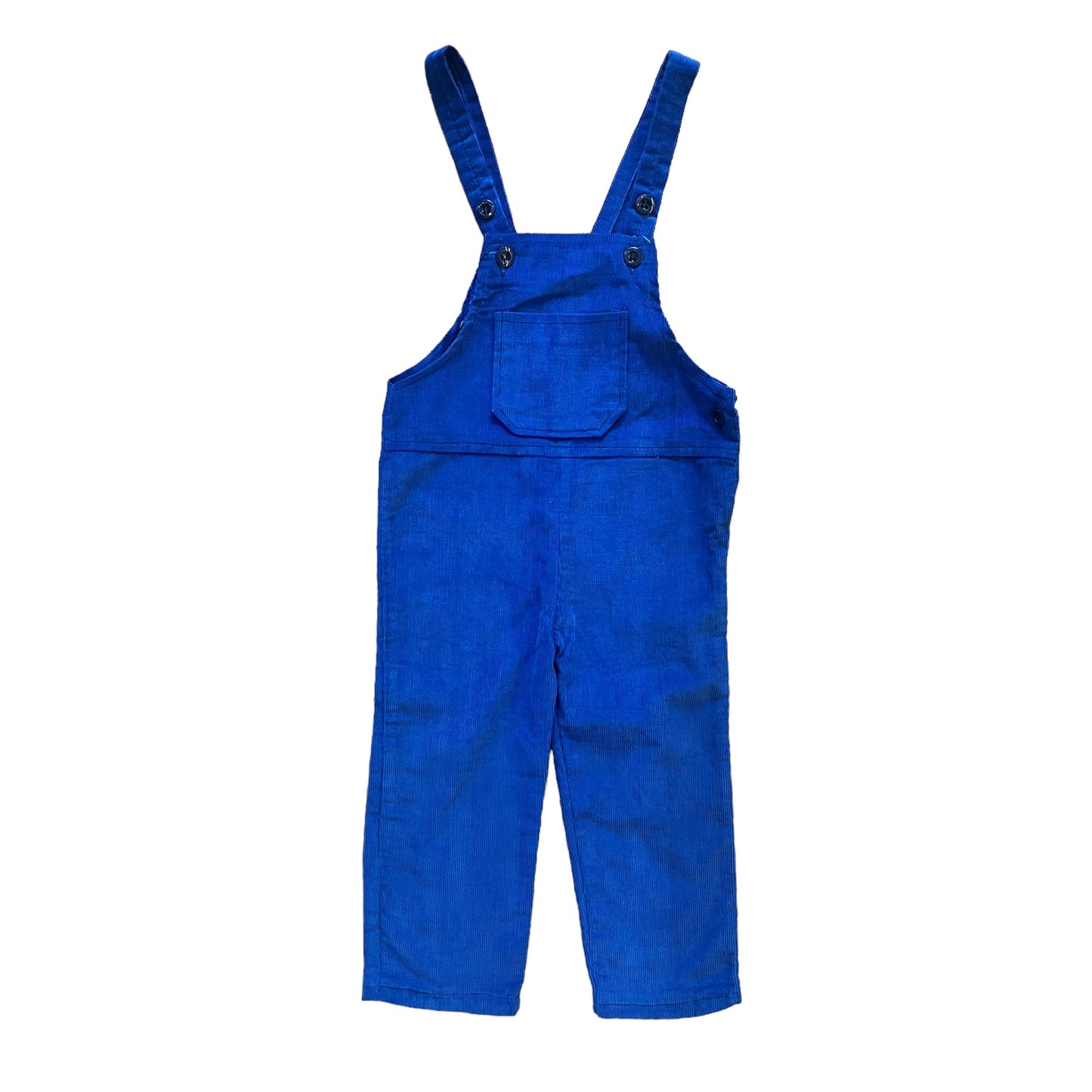 Vintage 1960s Blue Cord Dungarees 9-12 Months