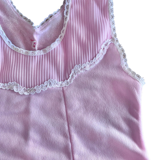 1960's Light Pink Petticoat Dress / 18-24 Months