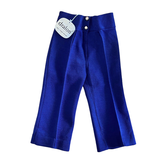 1960s Navy Flare Trousers / 18-24M